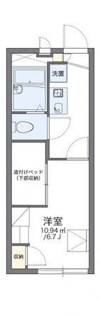 レオパレスヒルサイドハイツ菅田の物件間取画像